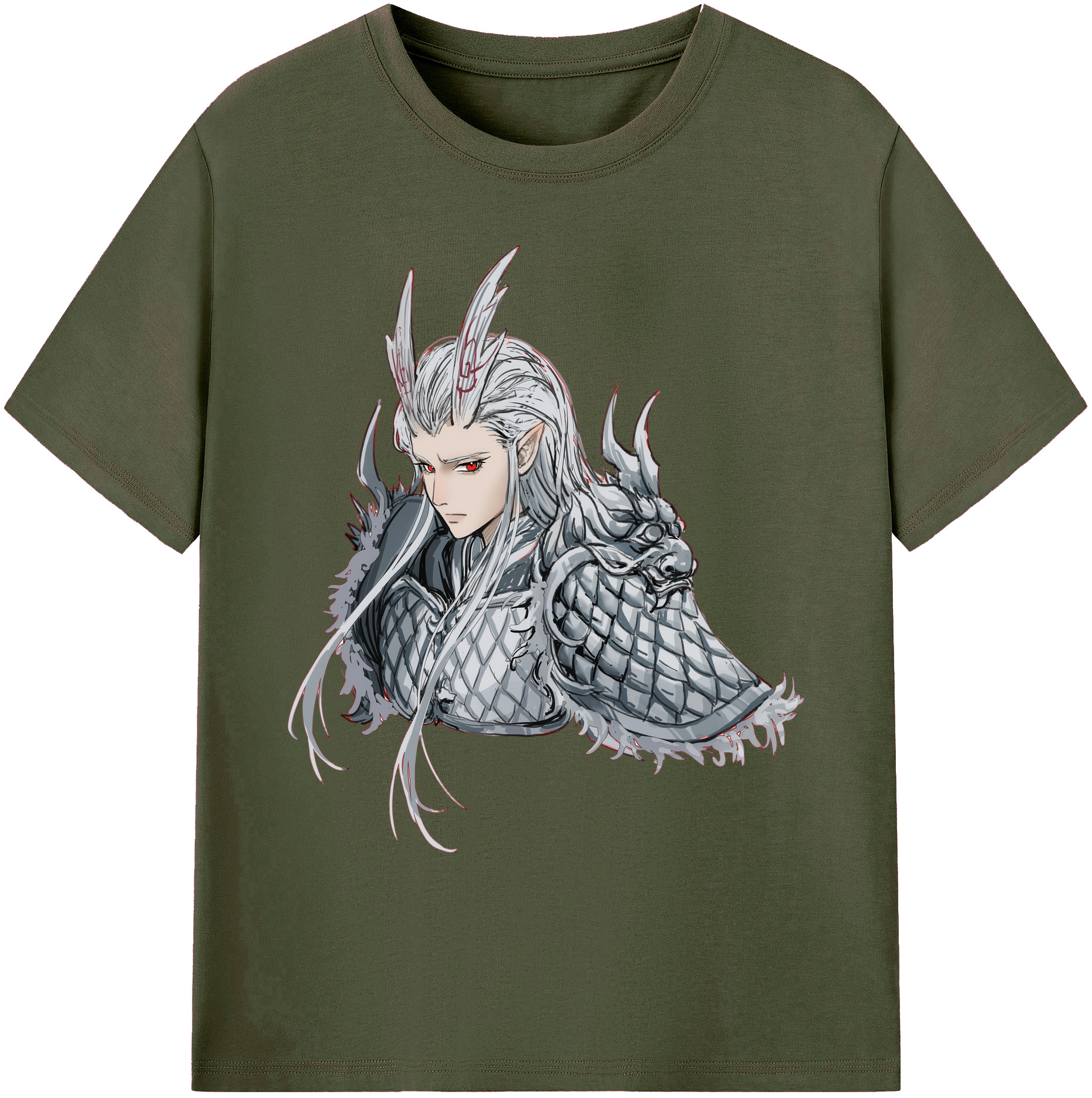 （画像用） Ne Zha 2 ナタ 魔童の大暴れ 綿100％ メンズ半袖Tシャツ｜肌触りやわらか＆通気性